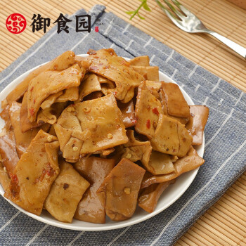 御食园老北京香豆干500g香辣酱香烧烤多口味豆制品秘制卤豆干办公室