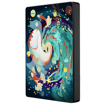 希捷（SEAGATE）移动硬盘 5TB USB3.0 2.5英寸 机械硬盘 高速 轻薄 外接存储 数据恢复服务 彩绘定制款好运锦鲤
