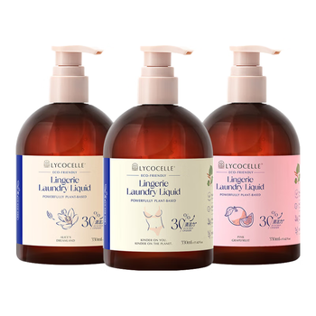 绽家内衣洗衣液330ml*3(白雪+橙花+葡萄柚)囤货【升级】去血渍黄渍