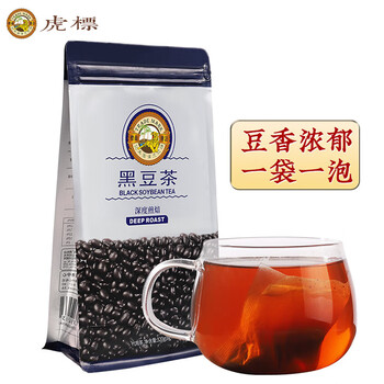 虎标中国香港品牌 养生茶 黑豆茶320g 独立小袋装40包