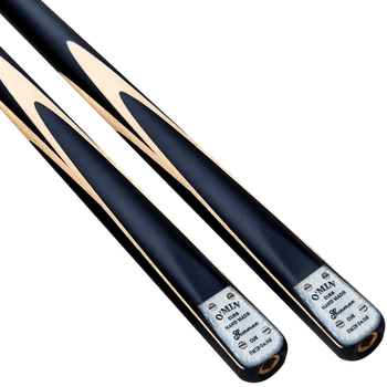 奥秘枪手台球杆斯诺克球杆小头黑8中式八球黑八16彩中头桌球杆9.5mm