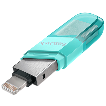 闪迪（SanDisk）128GB Lightning USB3.0 苹果手机U盘 豆蔻绿色 读速90MB/s MFI认证 iPhone/iPad手机电脑两用U盘