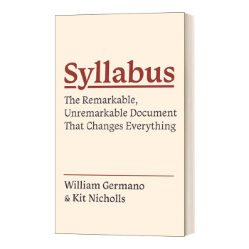 《英文原版 syllabus 教学大纲 精装 英文版 进口英语原版书籍》