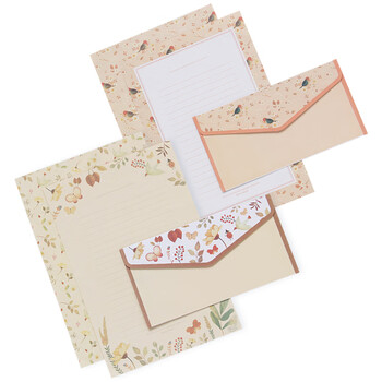 誉禾复古加厚信封信纸套装精美古风手写贺卡A5中国风仪式感创意简约信笺2包装 4236