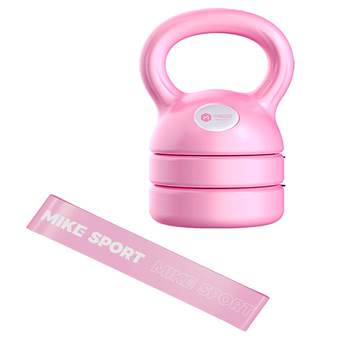 米客 壶铃健身提壶哑铃女弹力带专业提臀健身器材套餐
