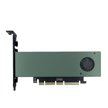 佳翼（JEYI）PCIe转M.2双盘转接卡 NVMe扩展卡 64Gbps X4/X8/X16兼容PCIe 4.0/3.0/2.0 风扇散热 支持22110