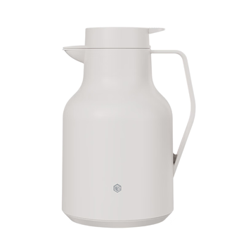 京东京造保温壶 家用【智能温显】杯大容量热水瓶暖壶户外 炼乳白1.5L