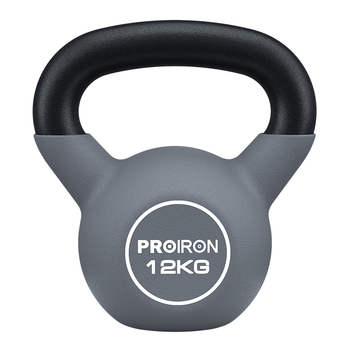 PROIRON普力艾 壶铃男士提壶哑铃壶健身壶铃铸铁深蹲练臀器械浸塑 16KG