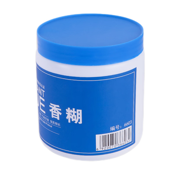 优必利 浆糊 500ml大容量香糊 高粘度胶水贴对联窗花春联 财务胶粘剂票据单据手工胶 4瓶装 6603