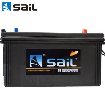 风帆(sail)汽车免维护电瓶蓄电池6-qw-105 12v大型货车轻卡大巴发电