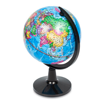 晨光世界地球仪小号10.6cm高清儿童政区地球仪小学生摆件ASD99818  1个装