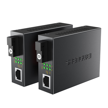 胜为（shengwei）BGH120TX 光纤收发器 百兆单模单纤光电转换器 SC接口20KM公里一对装