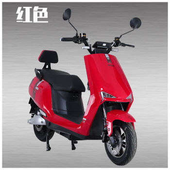 新款大牛电动车60v72v成人爬坡踏板远航电动摩托车大金牛电摩促销红色