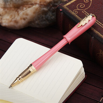 毕加索（pimio）宝珠笔商务办公签字笔 新年礼物女成人签名笔学生练字书写0.5mm艾琳系列986珍珠红