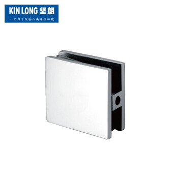 坚朗KINLONG      304不锈钢玻璃夹直角固定淋浴房五金配件WW581101 镜光