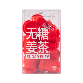 寿全斋无糖姜茶可配姜枣茶生姜红糖姜茶大姨妈可喝男士独立包装 8g*12杯