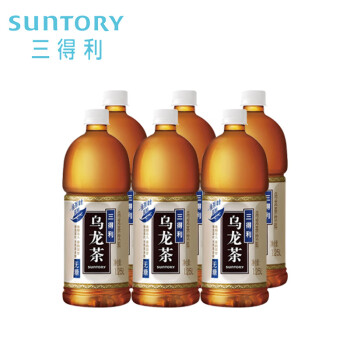 三得利 Suntory 无糖乌龙茶 1.25L*6瓶 大瓶 乌龙茶饮料 整箱 茶饮料