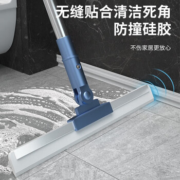 爱格（aige）硅胶刮水浴室刮水器家用卫生间扫地刮地板神器升级款55cm不留痕迹