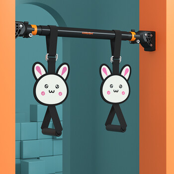 艾美仕 AiMeiShi 单杠吊环儿童训练室内健身器材 拉伸助长拉环引体向上长高训练运动锻炼器材