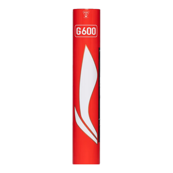 李宁G600鹅毛羽毛球飞行耐打兼顾专业选择12只装76速AYQR008