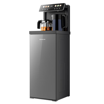 沁园（TRULIVA）茶吧机家用多功能办公室立式饮水机下置式水桶全自动茶吧柜一体高端客厅用制冷制热两用2026年新款