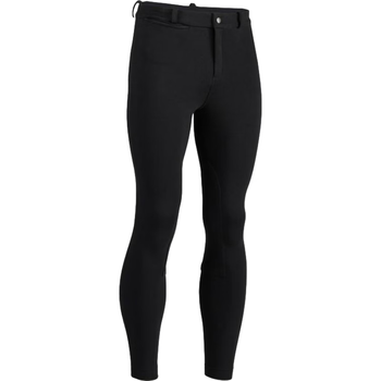 迪卡侬马术裤男士基础款棉质半皮马裤舒适耐磨易穿脱裤2883509