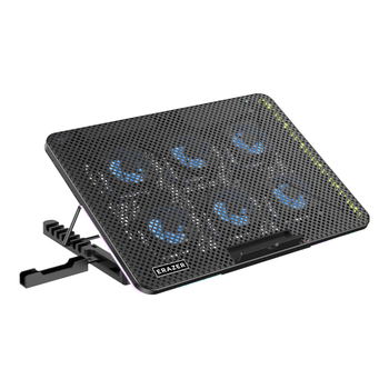 联想（Lenovo）生态品牌异能者笔记本散热器电脑支架炫彩LED轻音大风力拯救者Y/R9000P机械革命17英寸散热支架