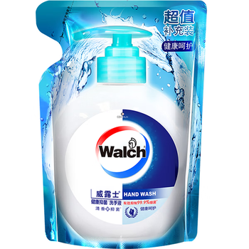 威露士健康抑菌洗手液补充装525ml大瓶袋装 抑菌消毒99.9% 滋润清洁洗护