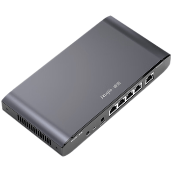 锐捷（Ruijie）5口千兆企业级网关路由 RG-EG105G V2 带机100 无线AC控制器 双WAN口 上网行为管理