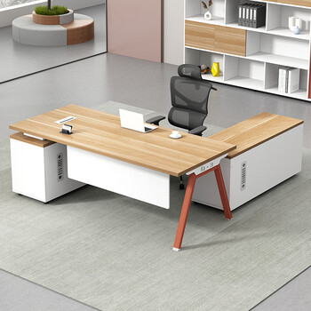 汇鑫亚美办公桌简约经理老板桌办公家具主管桌单人位电脑办公桌4 汇鑫亚美办公桌简约经理老板桌办公家具主管桌单人位电脑办公桌4