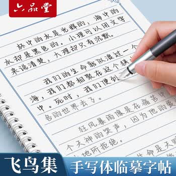 六品堂楷书临摹练字帖成人练字正楷硬笔书法练字钢笔练字本初高中生楷体字专用初学者手写体字帖