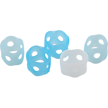 国誉(KOKUYO)进口点钞手指套学生办公财务翻页环形指套中号13*11mm5个深蓝2+浅蓝2+白色1MEKU-P21B