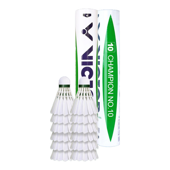 威克多（VICTOR）胜利羽毛球比赛10号12只装 娱乐款鸭毛球