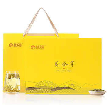 新旭堂茶叶绿茶安吉黄金芽白茶新茶特级礼盒装节日送长辈礼品200g