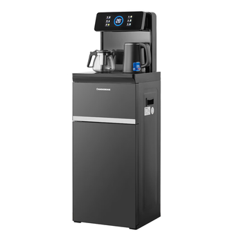 长虹茶吧机家用高端饮水机遥控智能下置水桶全自动烧水壶立式柜式多功能泡茶机CH-T201石墨灰