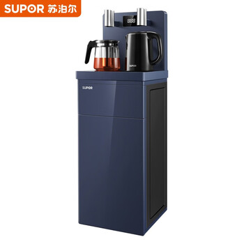 苏泊尔（SUPOR） 大尺寸显示 大容量玻璃泡茶壶 1.0L无缝双层防烫水壶 蒸汽挡板茶吧机SW-CBJ07【节日好礼】