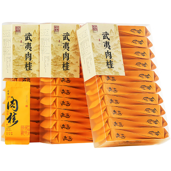 武夷山大红袍中谷茶业乌龙茶岩韵武夷岩茶半岩肉桂一级450g中火盒装自饮茶叶