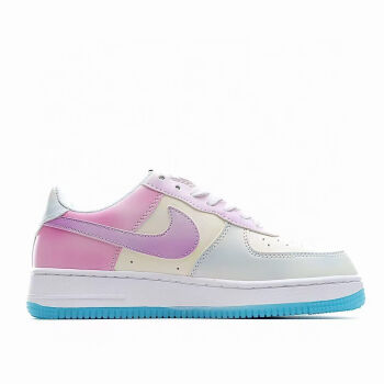 af1空军一号泼墨洛克公园蓝白缝线男女鞋运动鞋休闲百搭小鞋nike热