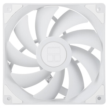 利民（thermalright）TL-C12CW 白色12cm入门级风压扇 经典磁稳S-FDB轴承  4PIN串接PWM接头 1550转速