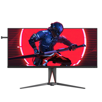 AOC AGON 39.5英寸 带鱼屏 144Hz IPS广色域 HDR400 1ms Type-C接口90W 21:9电竞电脑显示器 AG405UXC