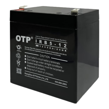 OTP ups不间断电源蓄电池 12V5AH 应急电源 玩具车电池 光伏蓄能 直流屏 UPS蓄电池 IRB5-12 