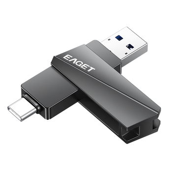 忆捷（EAGET）256GB Type-C USB3.2 双接口手机U盘 电脑两用高速大容量办公商务车载优盘CF60适用安卓苹果笔记本