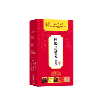 同仁堂北京同仁堂阿胶黑糖姜枣茶搭红糖姜茶大姨妈送女友独立包装150g