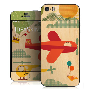 IdeaSkin 苹果手机前后全身贴纸保护彩膜 黄色