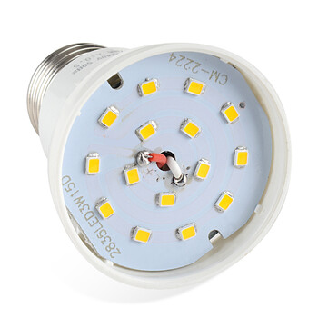 雷烁照明 led灯泡 3W 大螺口E27 节能护眼LED球泡灯 暖白光 3W 单只装
