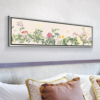 墻蛙 wallwa 万有同春卷 书房卧室床头装饰画墙画壁画挂画