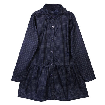Homix 女士时尚波点娃娃款雨衣 独奏童话