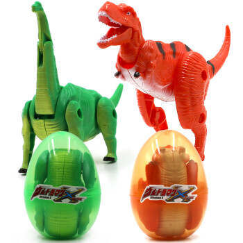 恐龙玩具模型翼龙变形恐龙蛋儿童蛋关节会动仿真龙 变形恐龙蛋2颗