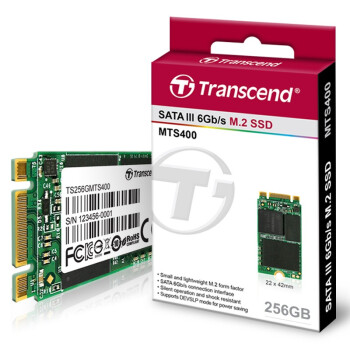 创见(Transcend)MTS400 256G M.2 2242 固态硬盘