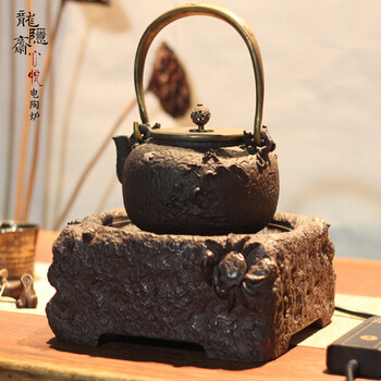 【龙隐斋】台湾老岩泥电陶炉 烧水茶炉 铁壶铜壶专用茶炉工艺礼品茶炉